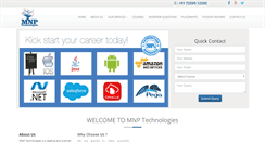 Desktop Screenshot of mnptechnologies.com